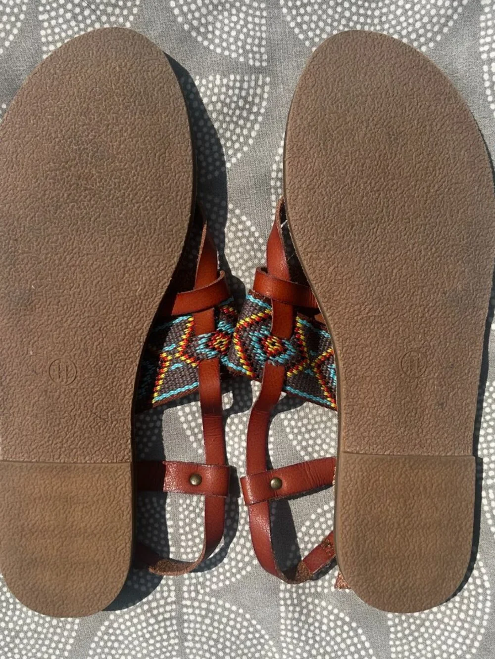 Mossimo Supply Co. Brown Boho Strappy Sandals Women’s 11
